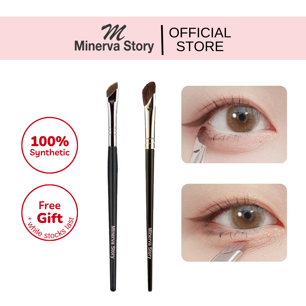 Sickle Moon Eyeliner Eyebrow Contour Makeup Brush 镰刀刷眉刷眼线刷鼻影刷
