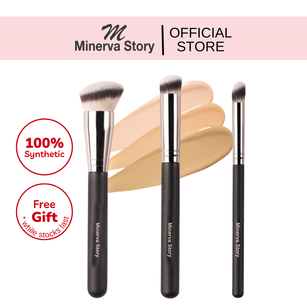 Foundation Concealer Brush For Beginner 170+270+370 遮瑕刷粉底刷