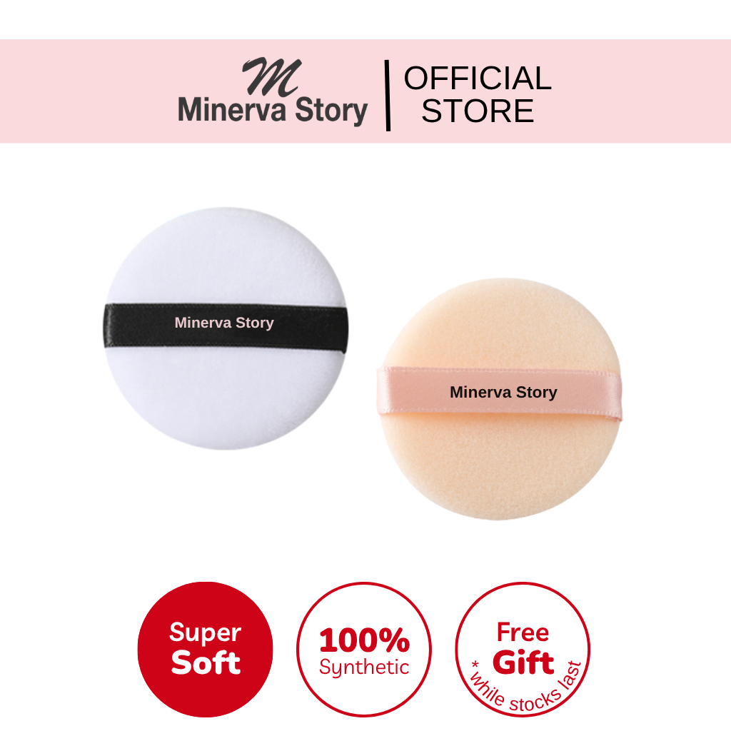 Cottony Powder Puff Loose Powder Makeup Setting Puff Face Soft Makeup Puff 2pcs