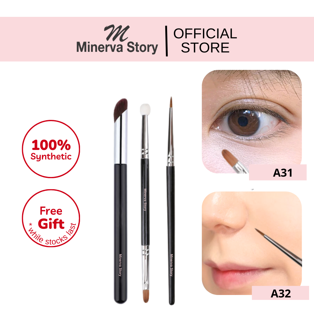 Concealer Makeup Brush Set Details Brush Dual Head Thumb Brush 30+31+32 遮瑕刷泪沟刷指腹刷