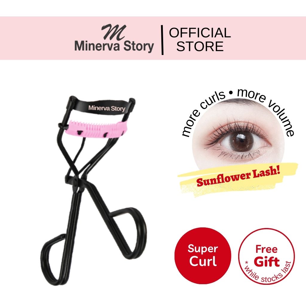 Sunflower Lash Eyelash Curler +Built-in Comb 太阳花睫毛夹
