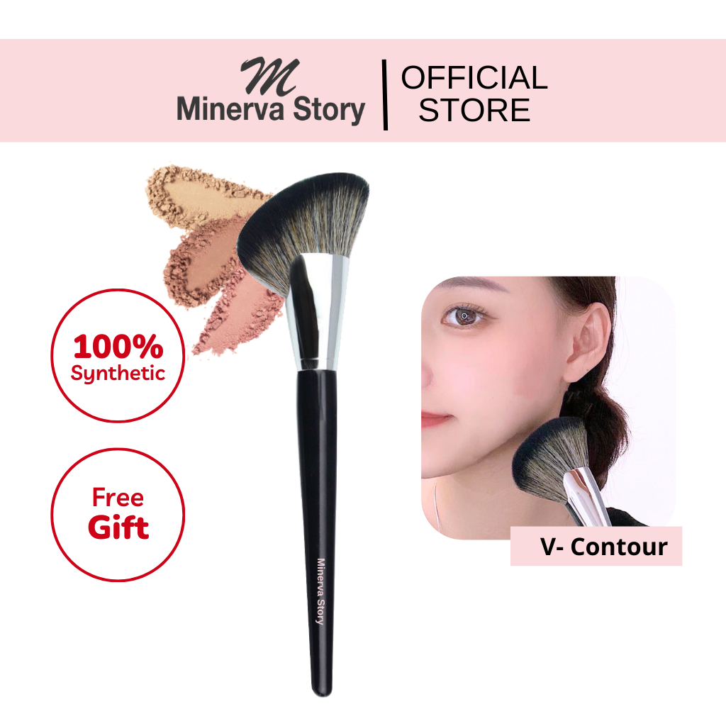 V Contour Shading Brush Makeup Brush, Contour Brush Face Contour Brush 修容刷