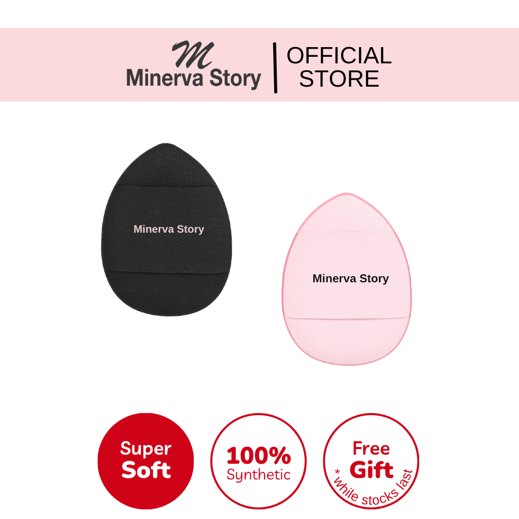 Fingertips Mini Puff Loose Powder Makeup Setting Puff Face Soft Makeup Puff 3pcs
